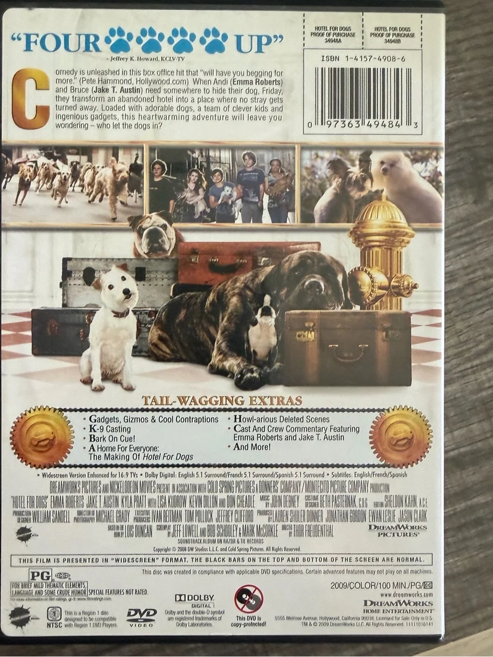 Dreamworks dvd cover